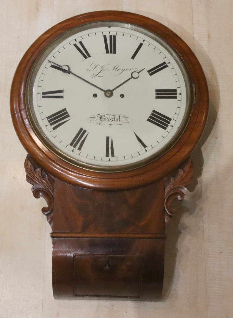 Meyer, Bristol Twin Fusee, Quarter Strike Wall Clock Blog