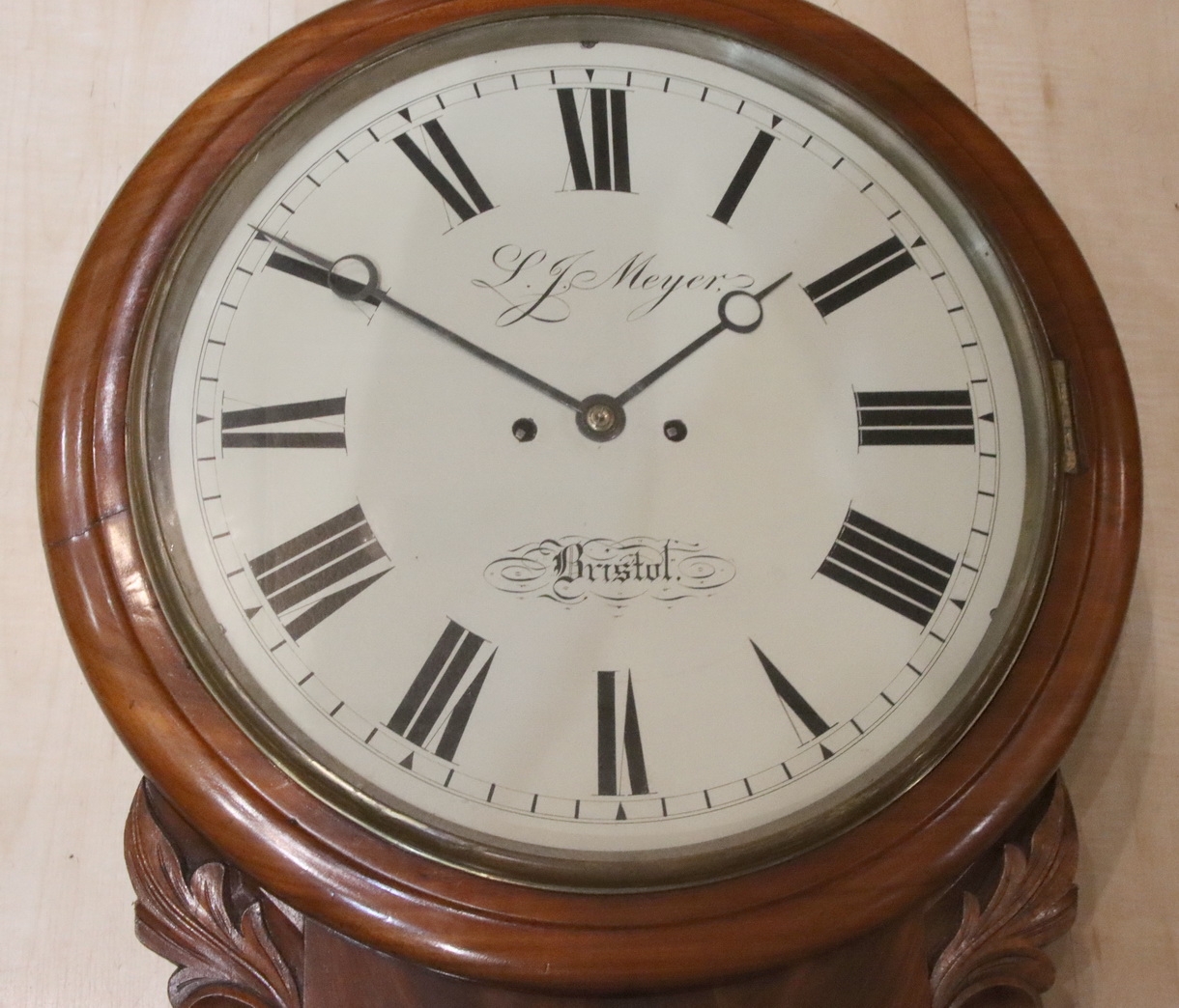 Meyer, Bristol Twin Fusee, Quarter Strike Wall Clock Blog