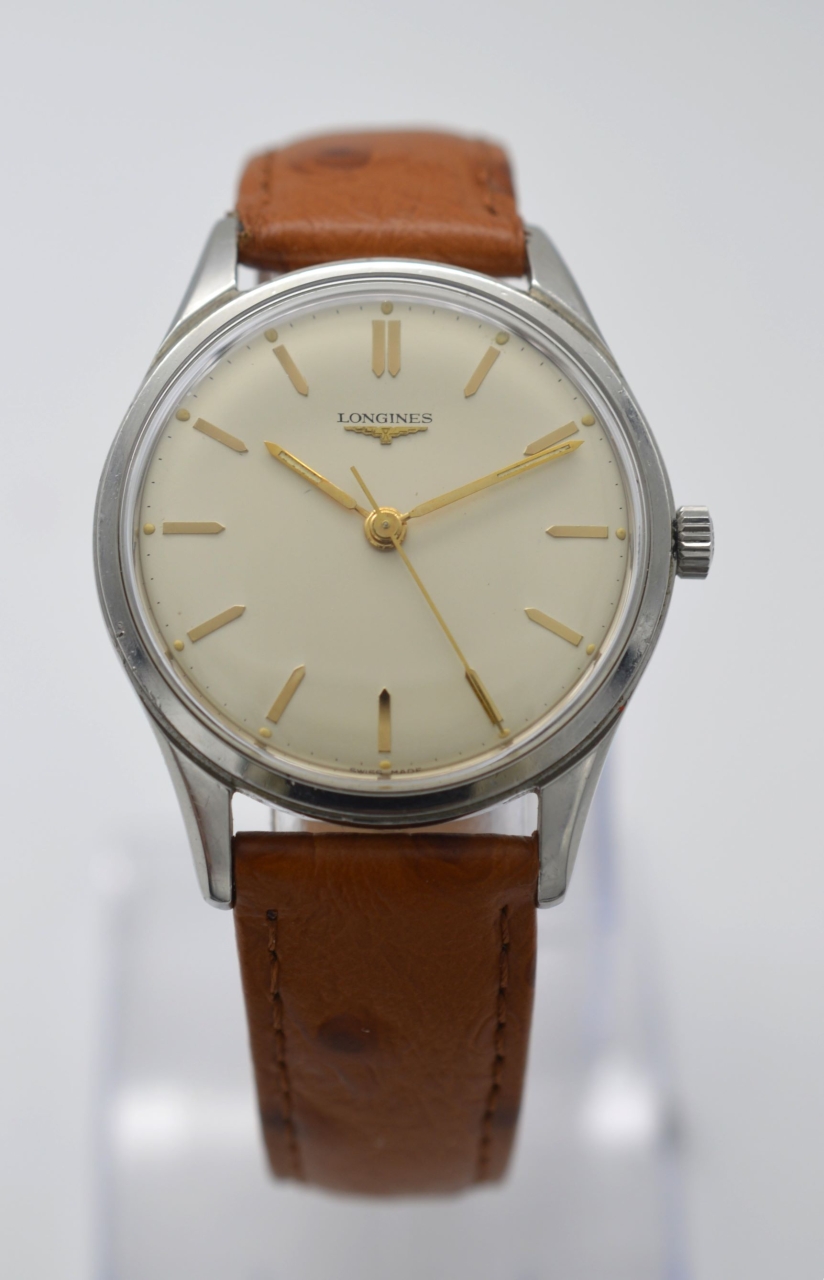 1958 Longines Stainless Steel Wristwatch