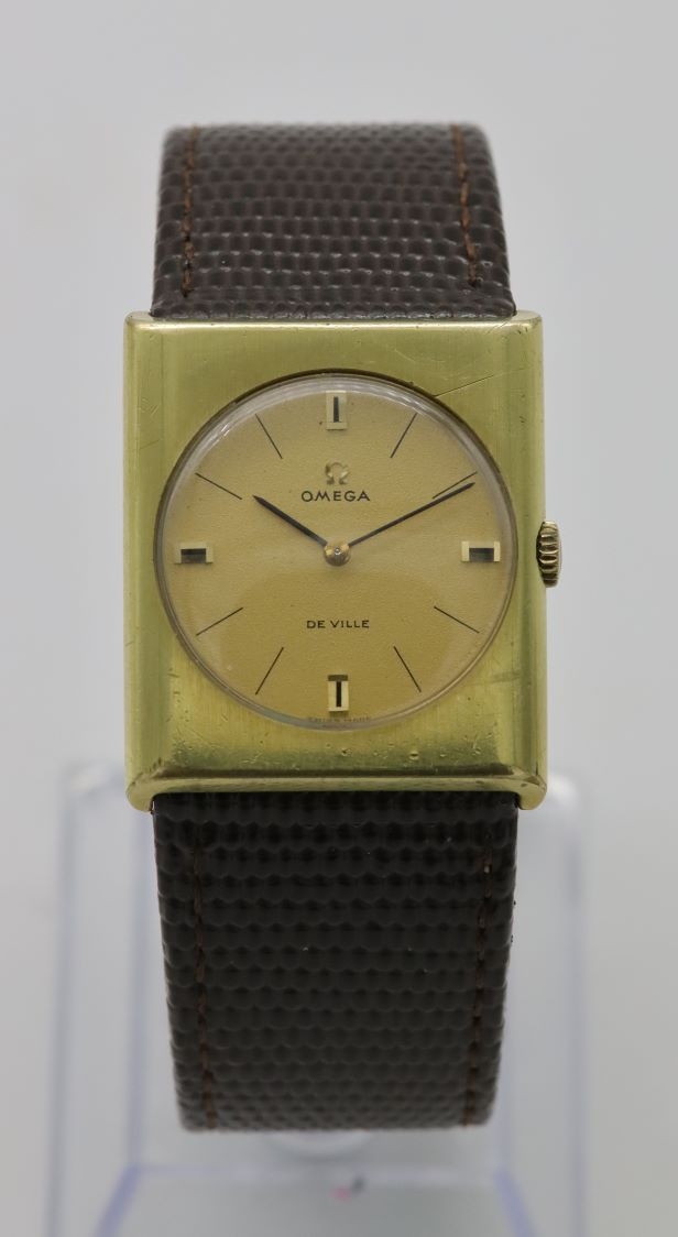 1972 Omega De Ville Tank Wristwatch