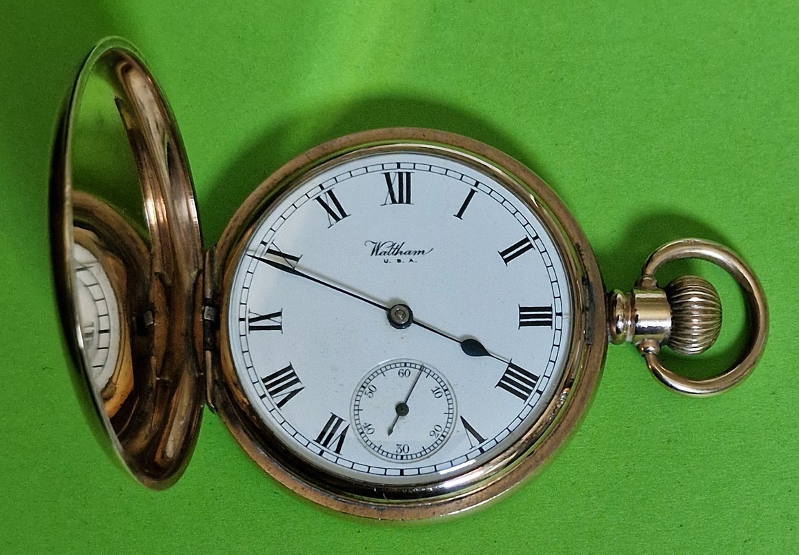 A Waltham Bartlett Full Hunter Pocket Watch
