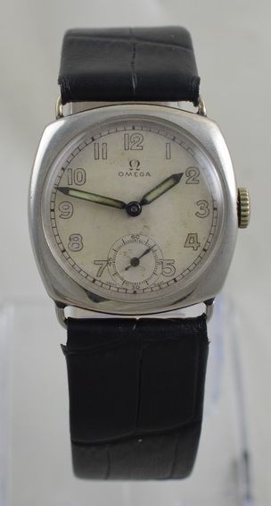 1938 Omega Cushion Case Wristwatch - Blog