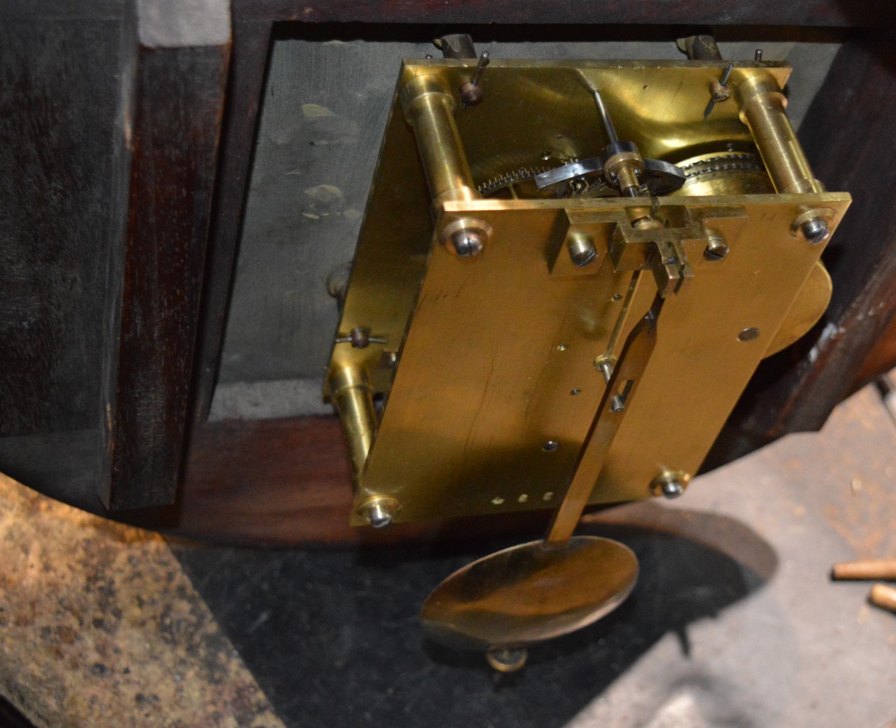 An English Fusee Dial Wall Clock Formerly in Somerset House, London - Blog